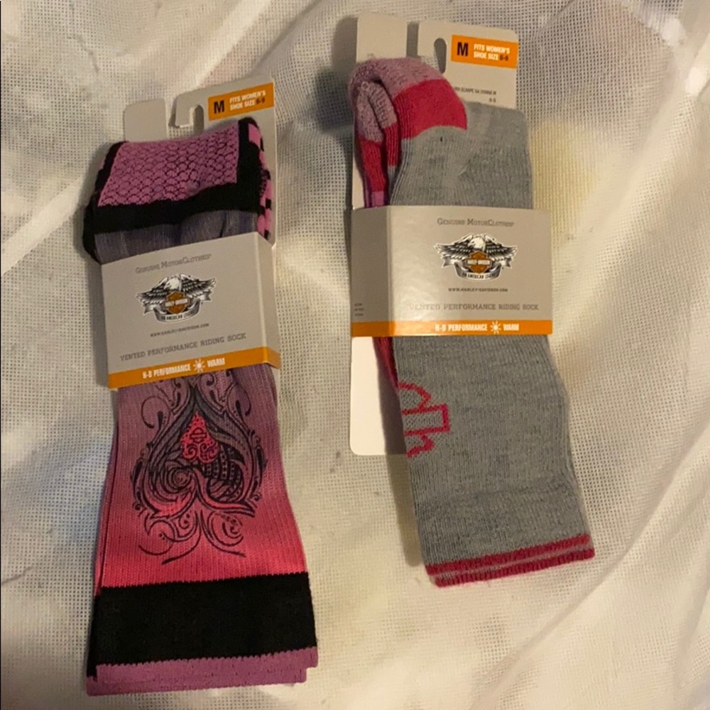 Harley Davidson socks size M (6-9)